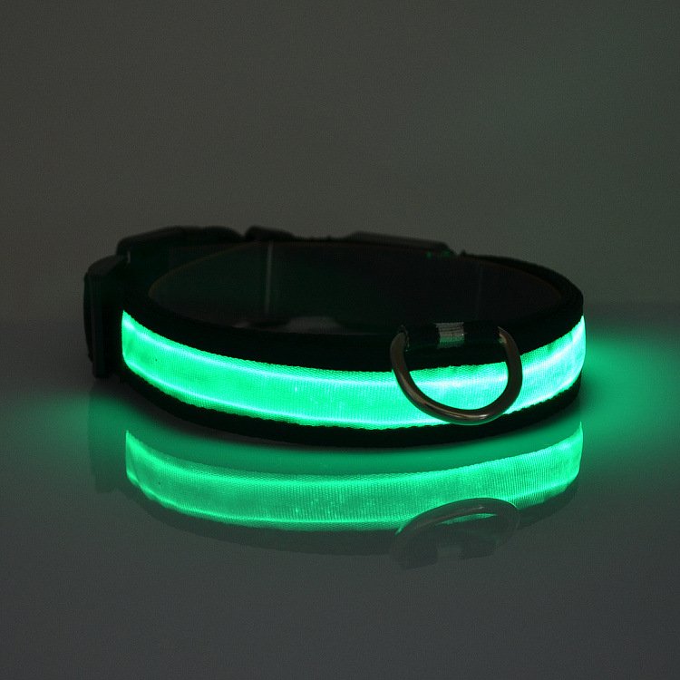 Light-Up LED Dog Collar | Rechargeable Glow Safety Collar for Night Walks