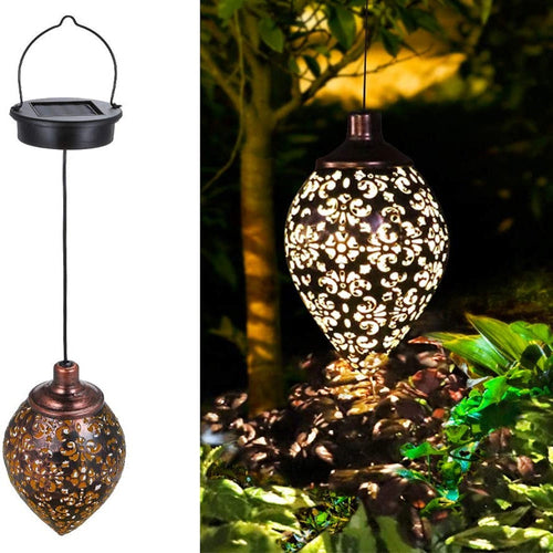 Solar LED Lantern Garland – Waterproof Hanging Outdoor Fairy Lights for Patio, Garden & Cozy Evenings