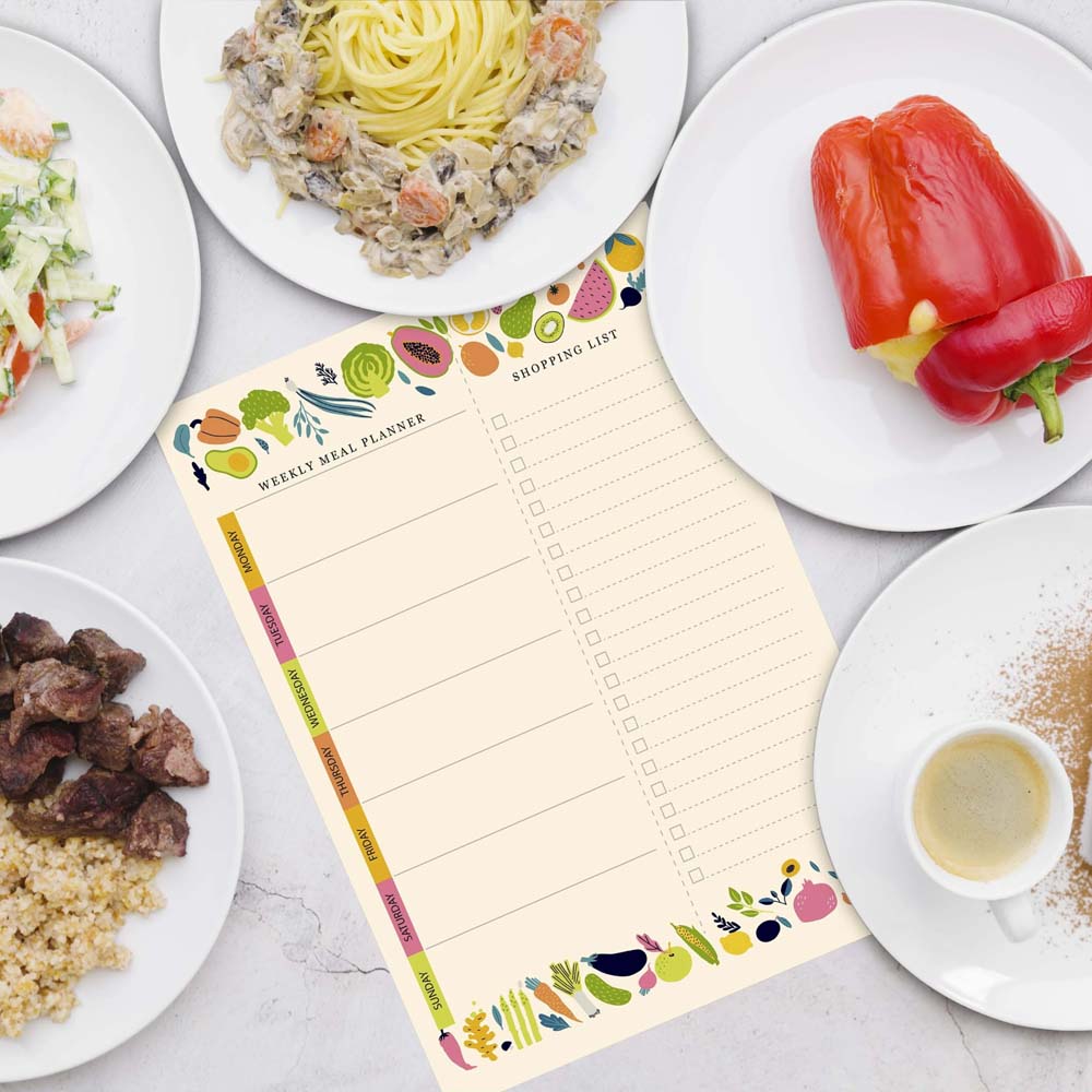 Magnetic Weekly Meal Planner Notepad