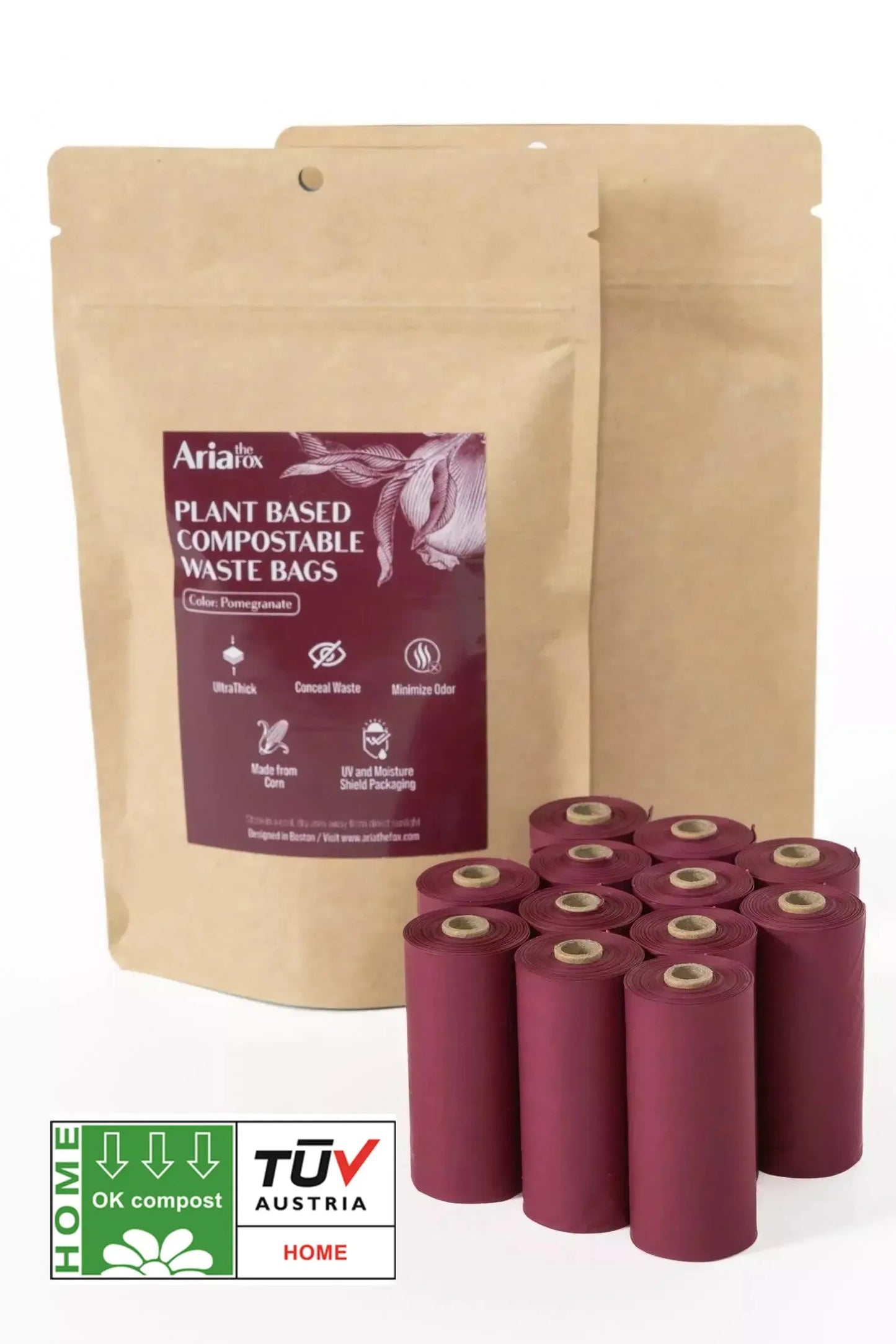 Plant-Based Compostable Dog Waste Bags | OK Compost HOME Certified-4