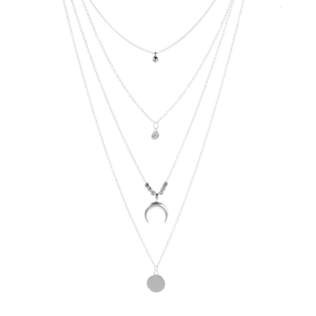 Layered Chain Necklace Set-2