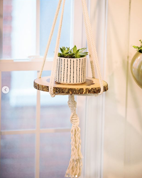 Macrame Plant Hanger, Macrame Pot Holder, Plant lifestyle product image