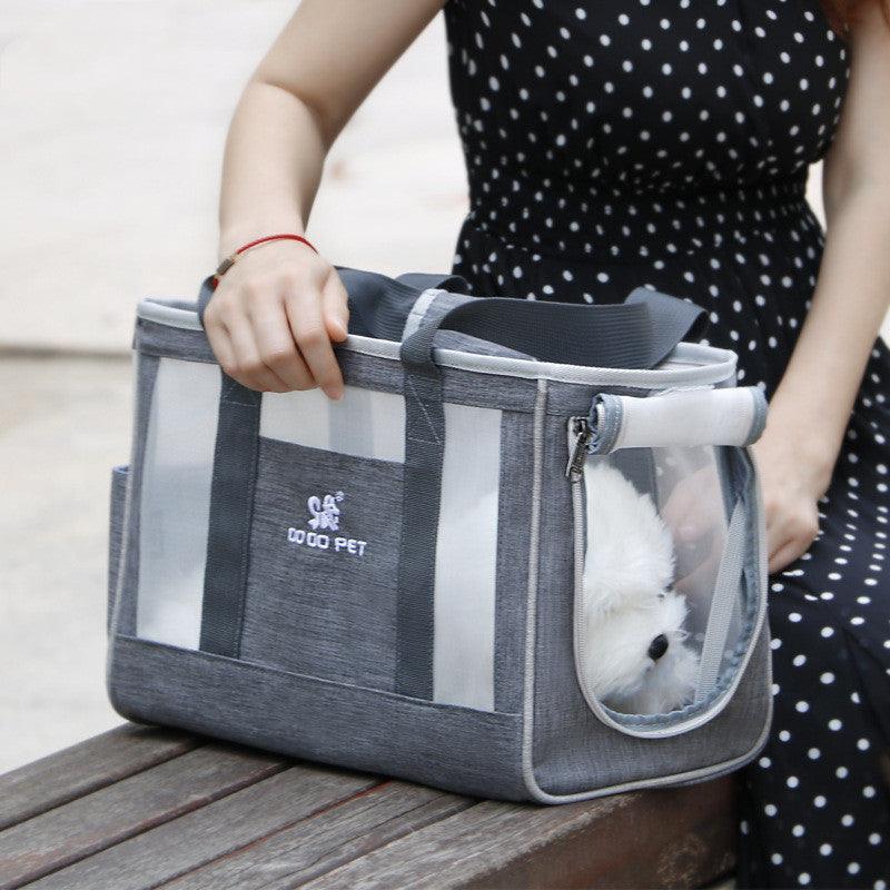 Portable Pet Adventure Carrier Bag | Travel Tote for Dogs & Cats lifestyle product image