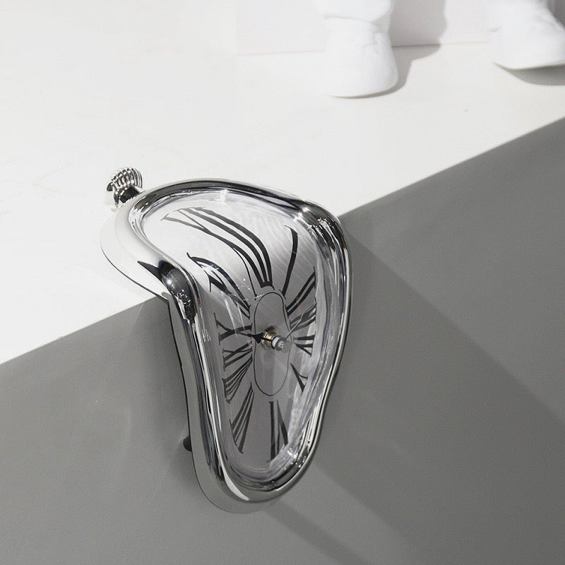 Surreal Melting Wall Clock | Dali Art-Inspired Home Decor-0