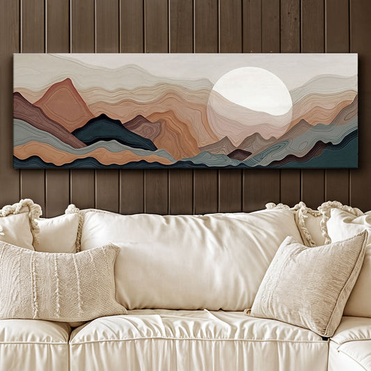 Abstract Mountains Landscape Wall Art lifestyle product image
