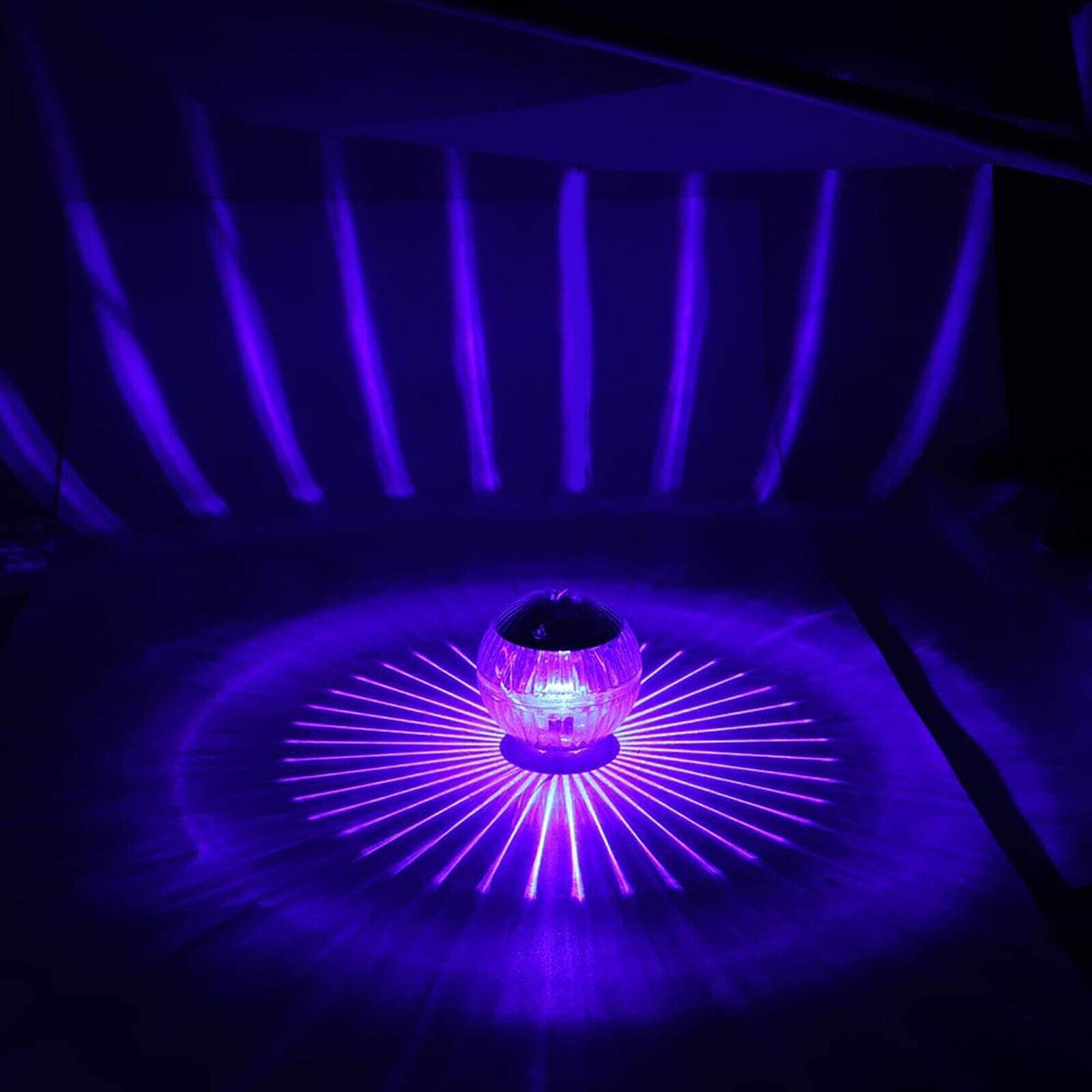 Outdoor Solar LED Floating Light Garden Pond Pool Lamp Rotating RGB lifestyle product image