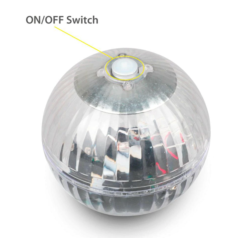 Outdoor Solar LED Floating Light Garden Pond Pool Lamp Rotating RGB lifestyle product image