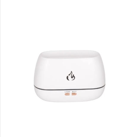 Salt Flame Ultrasonic Humidifier | Quiet USB Aroma Diffuser with Warm Ambient Glow lifestyle product image