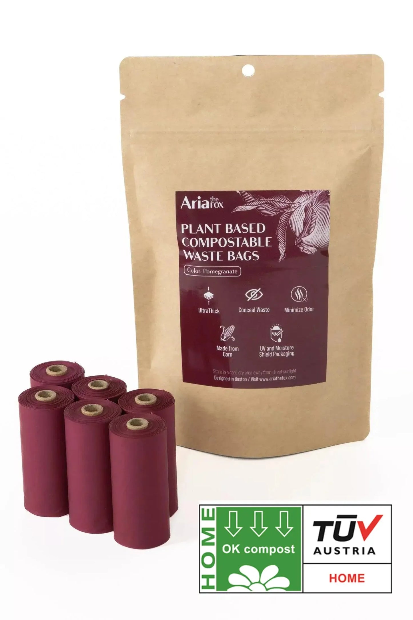 Plant-Based Compostable Dog Waste Bags | OK Compost HOME Certified-0