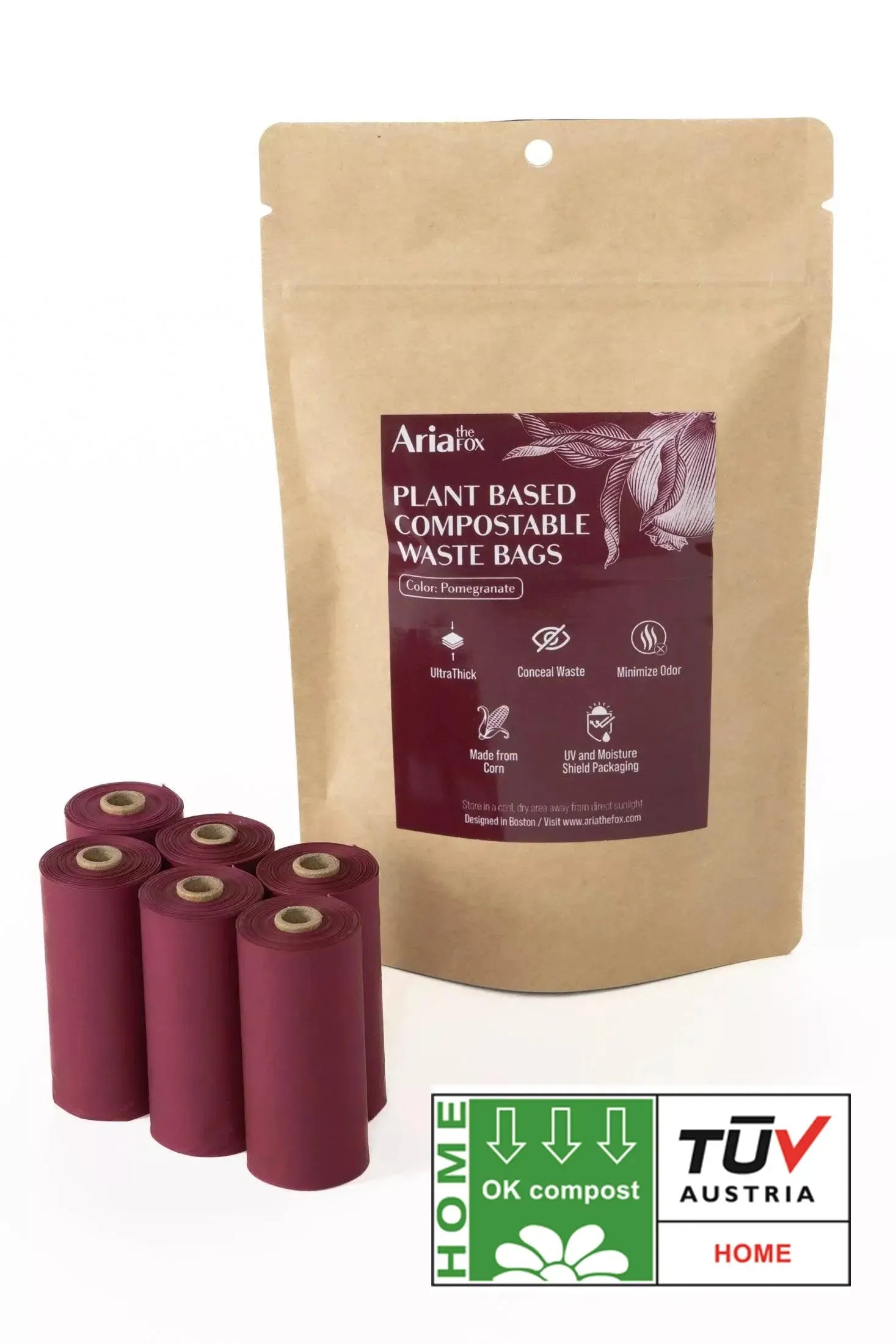 Plant-Based Compostable Dog Waste Bags | OK Compost HOME Certified-0