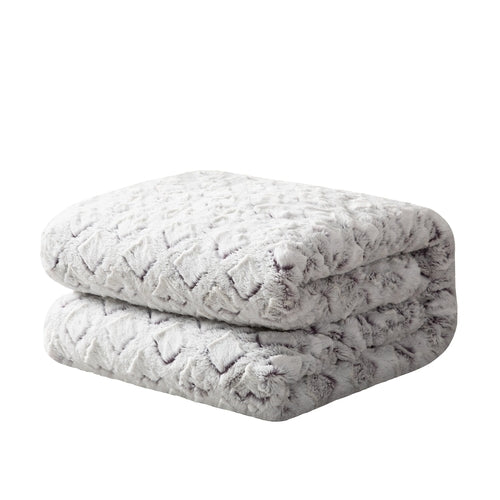 Faux Fur Throw Blanket – Ultra Soft Sherpa Reversible Cozy Blanket lifestyle product image