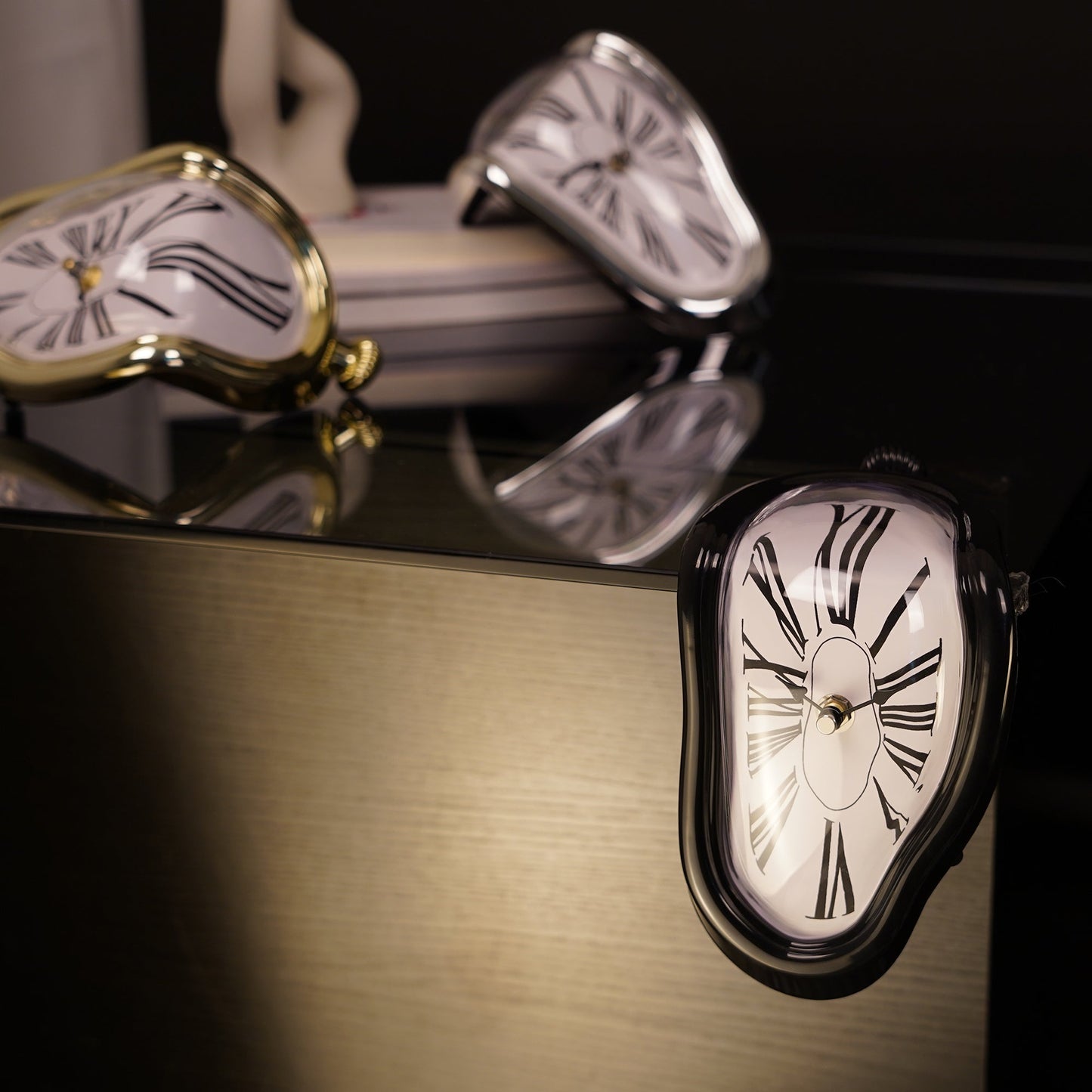 Surreal Melting Wall Clock | Dali Art-Inspired Home Decor-6