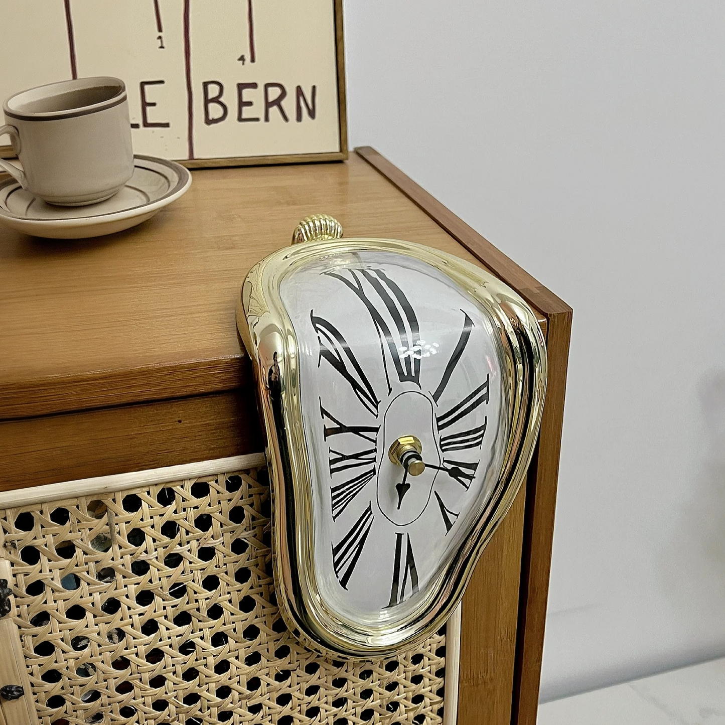 Surreal Melting Wall Clock | Dali Art-Inspired Home Decor-1