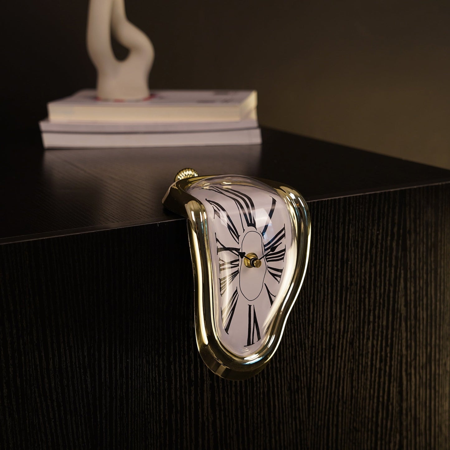 Surreal Melting Wall Clock | Dali Art-Inspired Home Decor-5