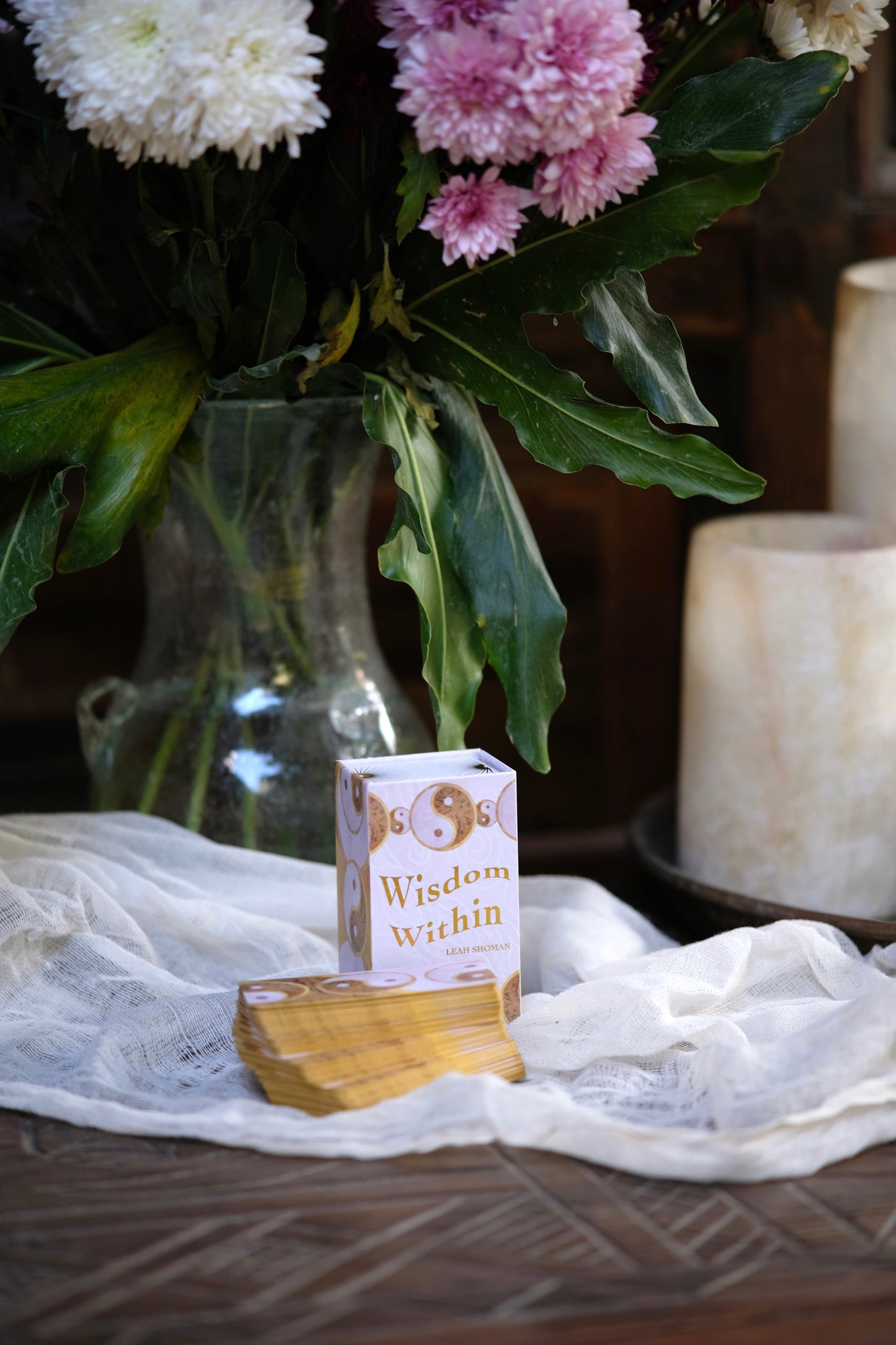 Wisdom Within Mini Oracle Card Deck – 88 Cards for Self-Reflection & Mindfulness