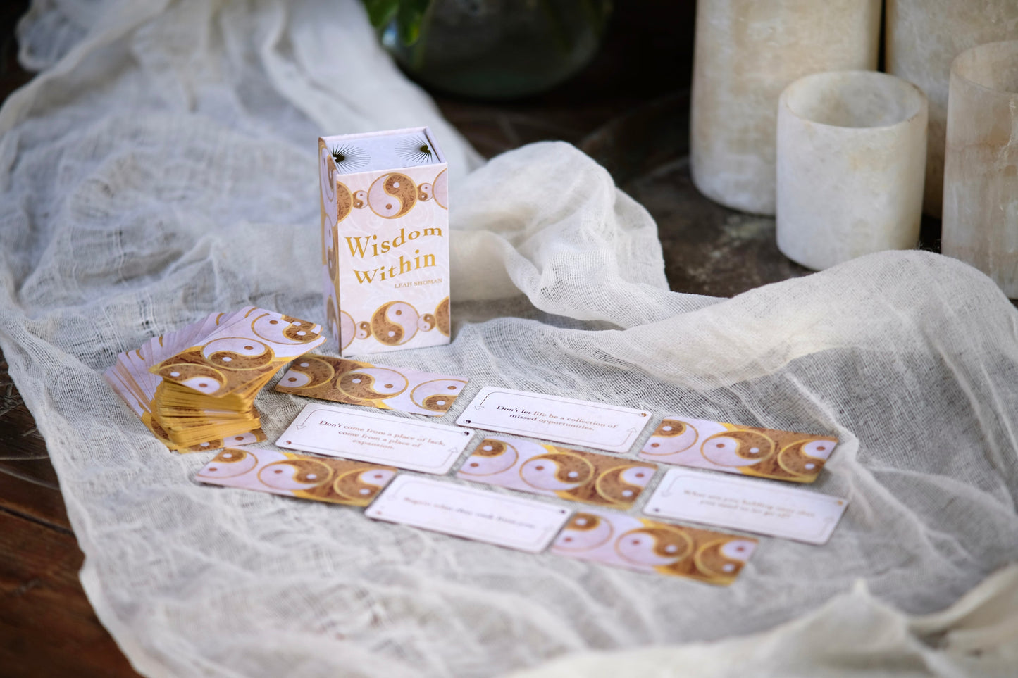 Wisdom Within Mini Oracle Card Deck – 88 Cards for Self-Reflection & Mindfulness