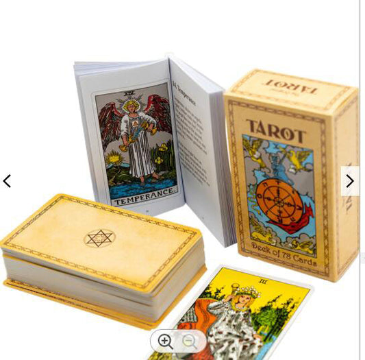 Tarot Cards with Instruction Guide Book | Beginner-Friendly Tarot Deck lifestyle product image