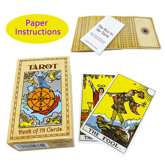 Tarot Cards with Instruction Guide Book | Beginner-Friendly Tarot Deck
