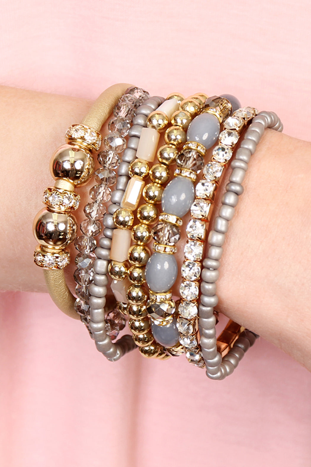 Classic Multibead Bracelet Set lifestyle product image