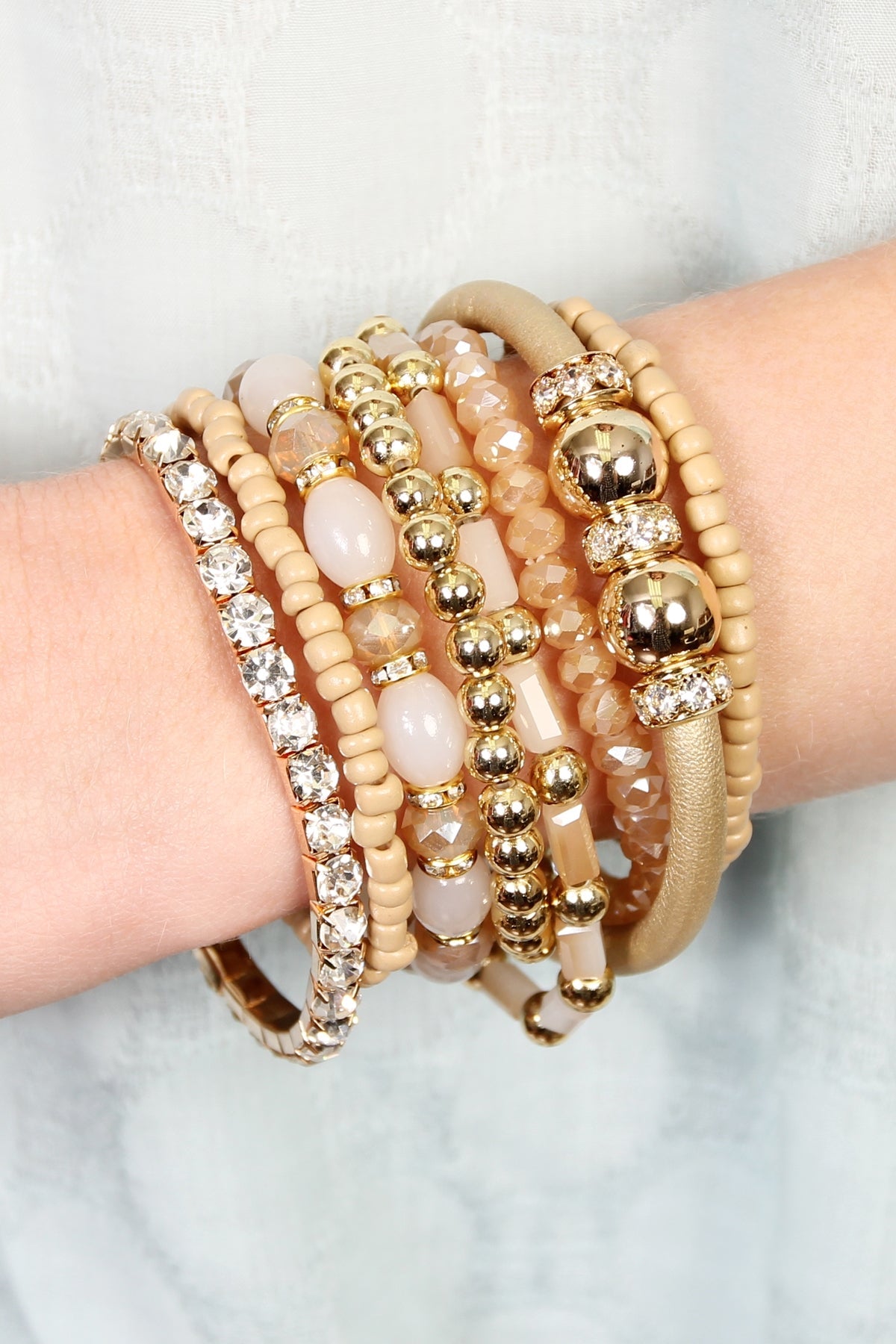 Classic Multibead Bracelet Set lifestyle product image