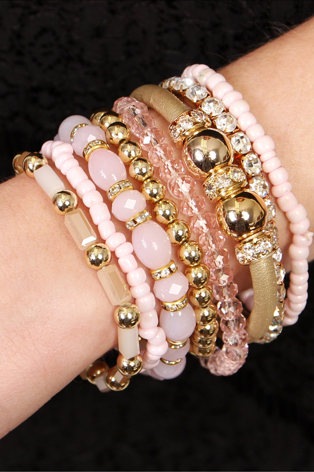 Classic Multibead Bracelet Set lifestyle product image