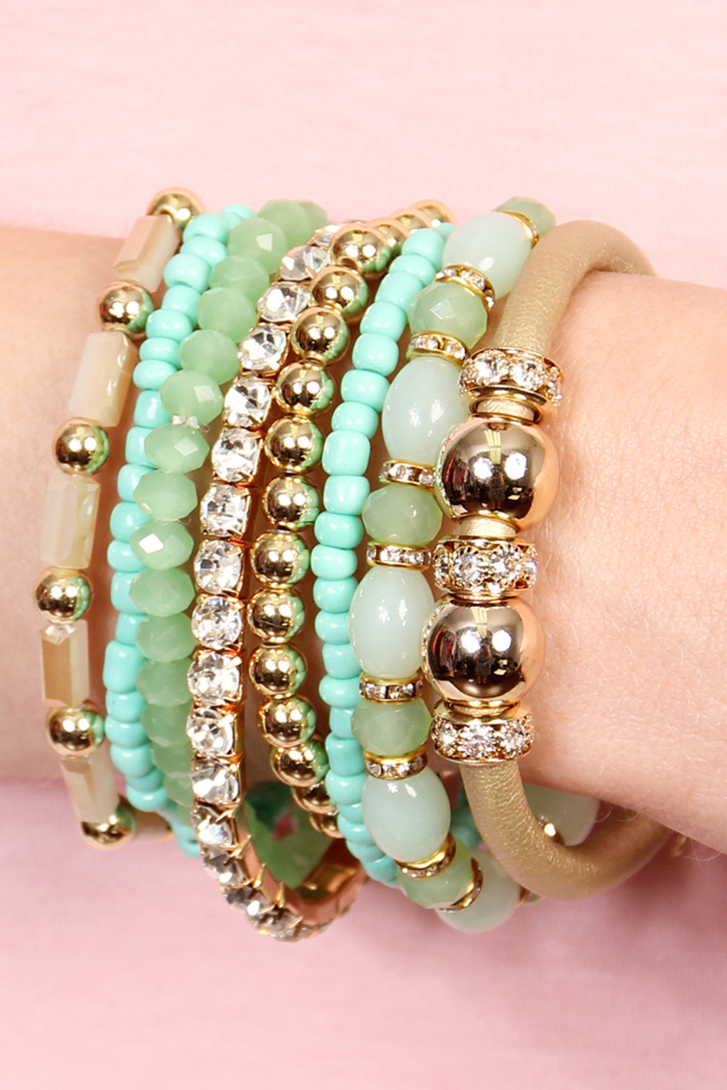 Classic Multibead Bracelet Set lifestyle product image