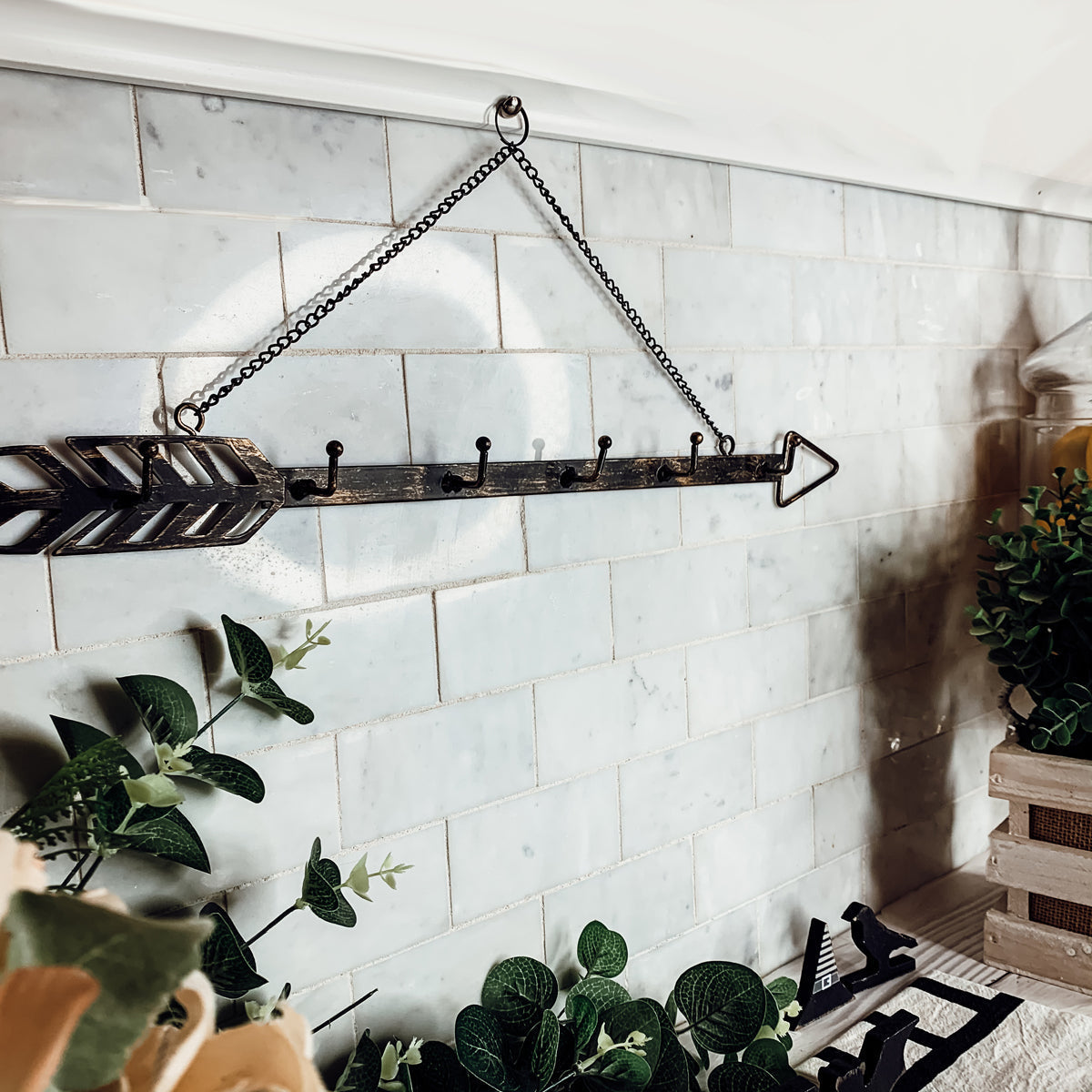 Arrow Wall Hook Hanger lifestyle product image