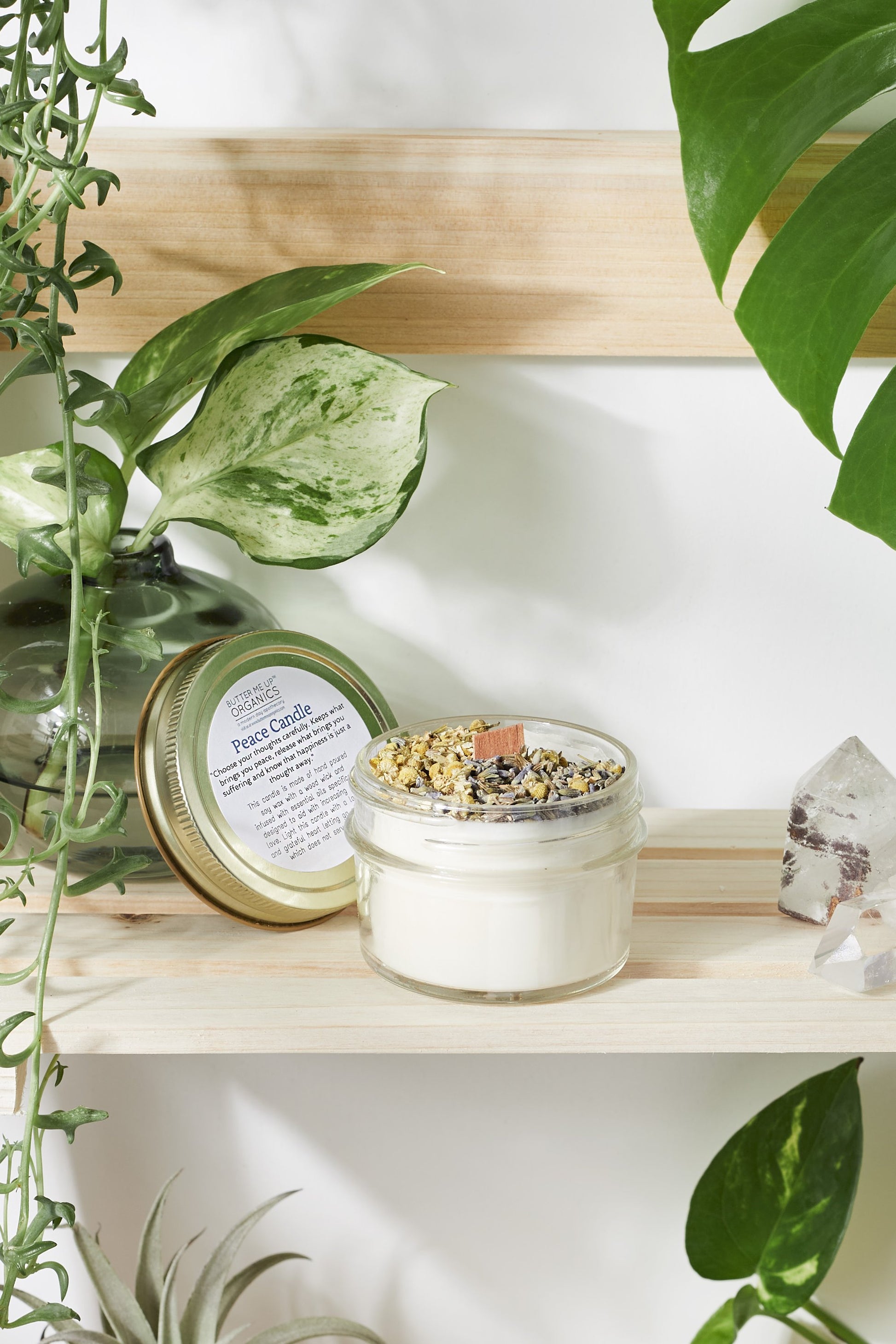 Peace Candle / Serenity Candle / Intention Candle / Ritual Candle / lifestyle product image