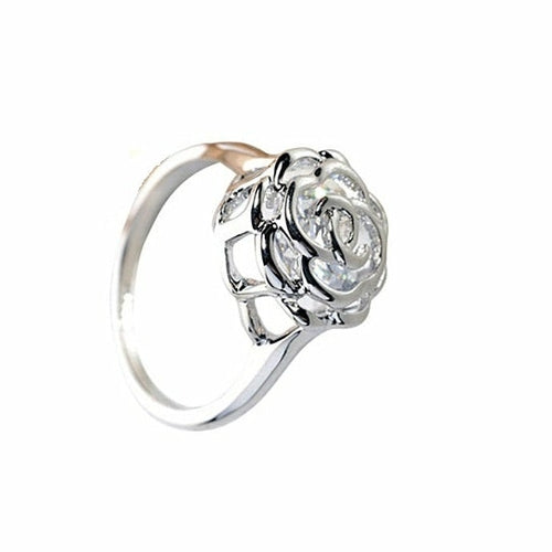 Rose Is A Rose Rings 18kt Rose Crystals In White Yellow And Rose Gold lifestyle product image