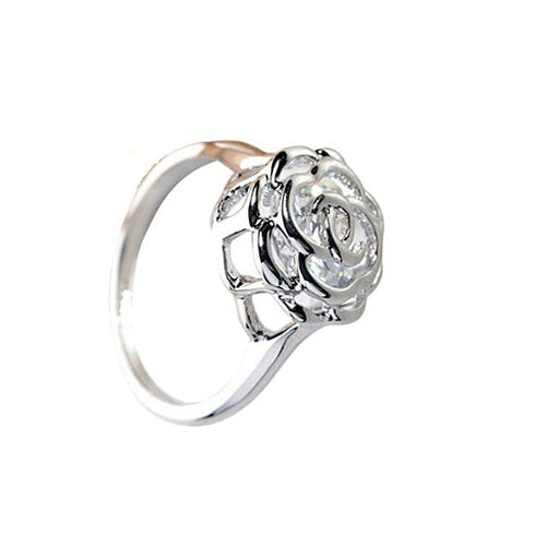 Rose Is A Rose Rings 18kt Rose Crystals In White Yellow And Rose Gold lifestyle product image