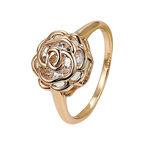 Rose Is A Rose Rings 18kt Rose Crystals In White Yellow And Rose Gold lifestyle product image
