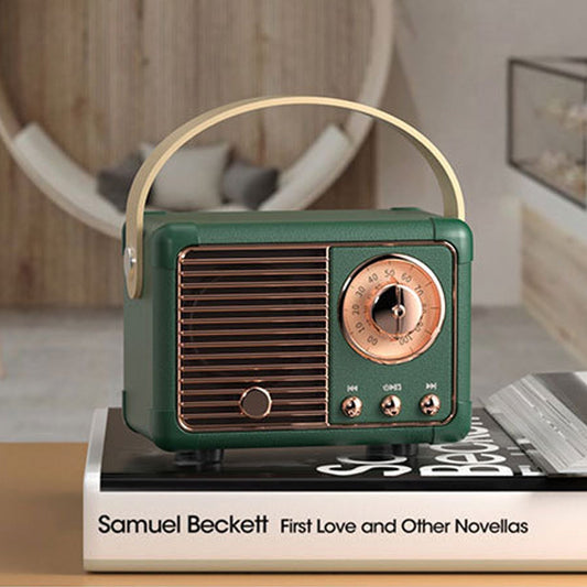 Bluetooth Compact Retro Speakers with Radio lifestyle product image