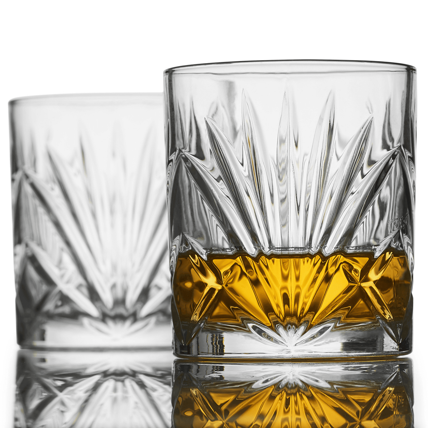 The Connoisseur's Set – Palm Glass Edition Whiskey Glass & Chilling Stone Set lifestyle product image