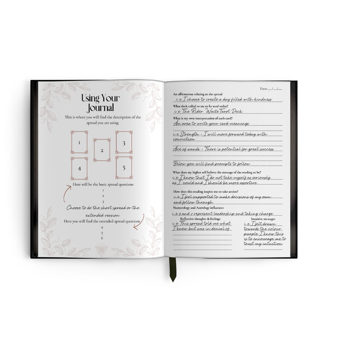 Guided Tarot Journal for Reflection, Clarity & Intuition lifestyle product image