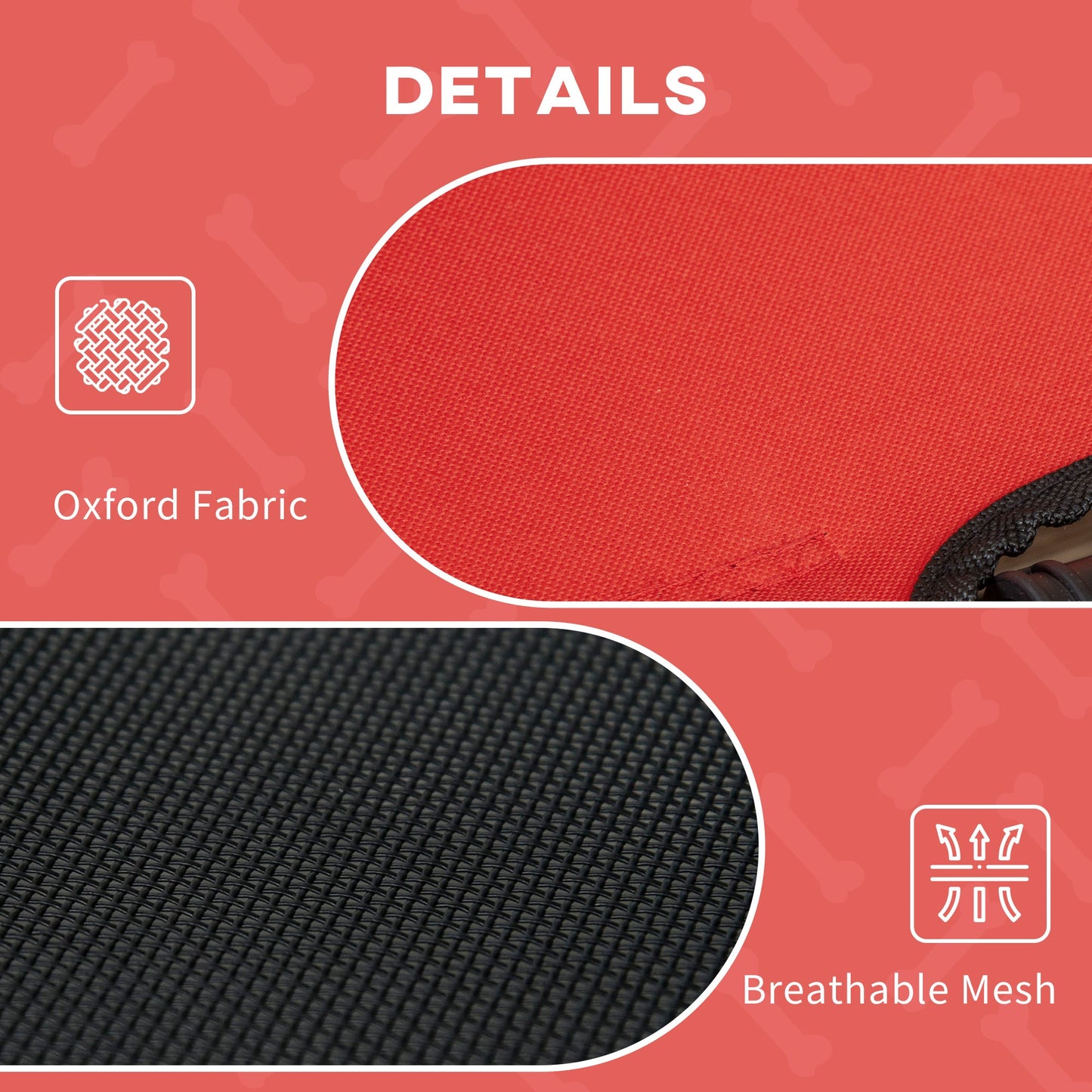 Elevated Dog Bed with Canopy | Portable Raised Pet Cot for Large Dogs lifestyle product image