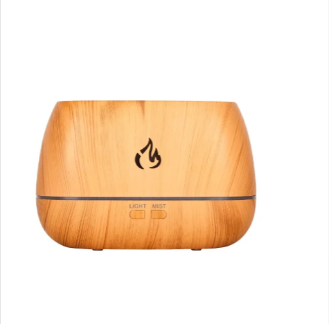 Salt Flame Ultrasonic Humidifier | Quiet USB Aroma Diffuser with Warm Ambient Glow lifestyle product image