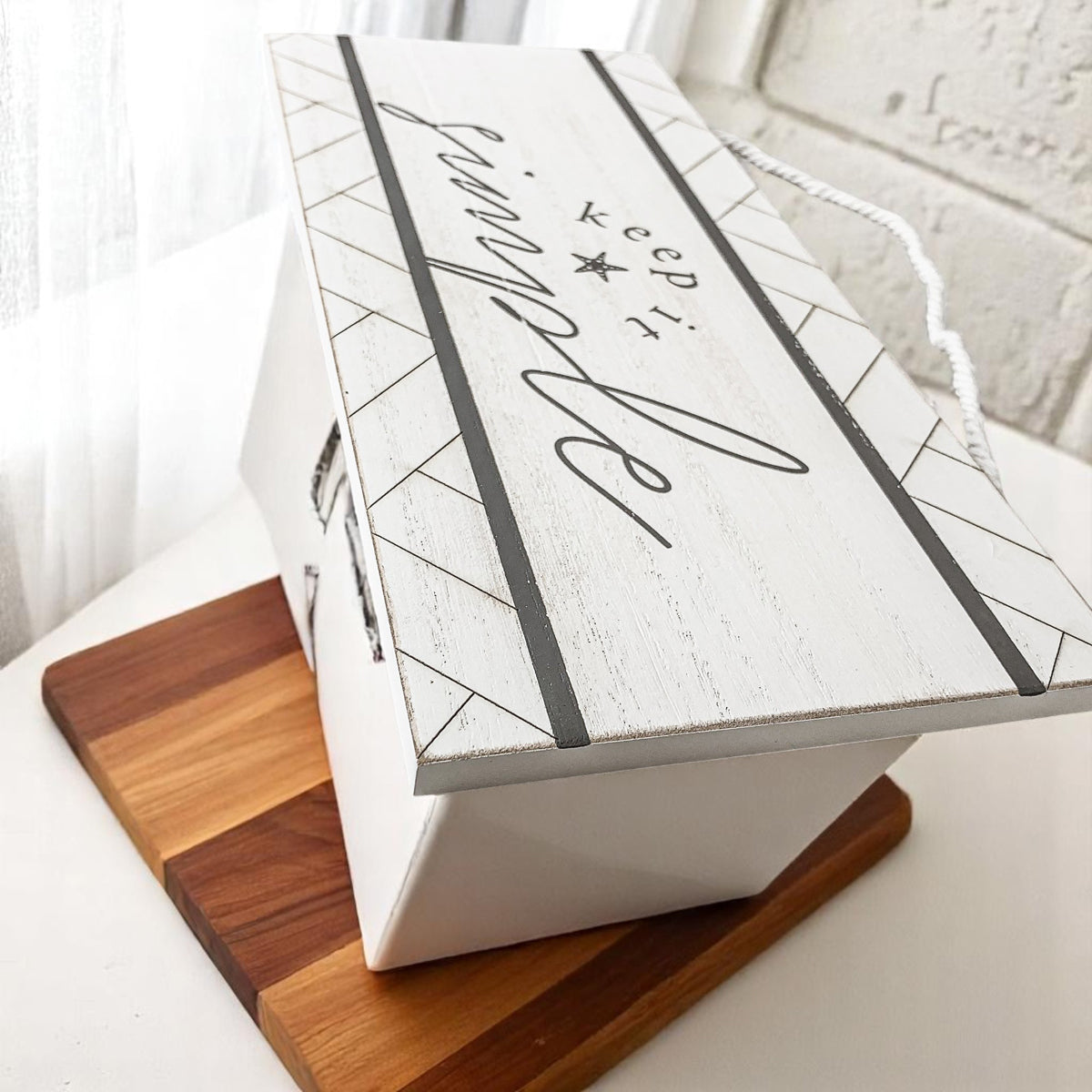 Keep It Simple Decorative Sign | Minimalist Home Décor Accent lifestyle product image