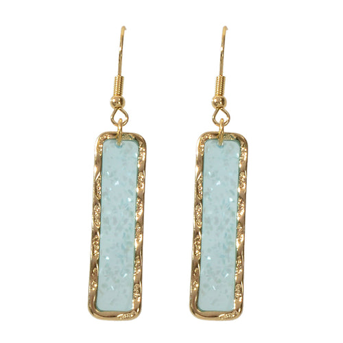 Acrylic Square Drop Earrings lifestyle product image