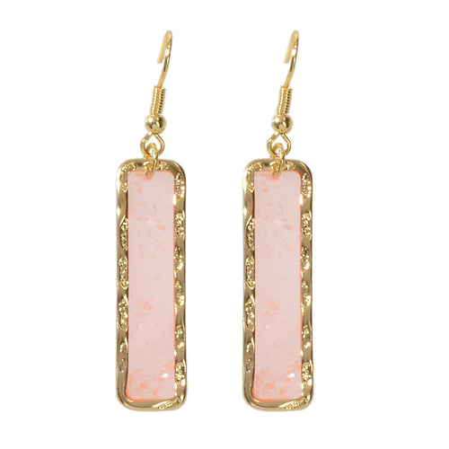 Acrylic Square Drop Earrings lifestyle product image