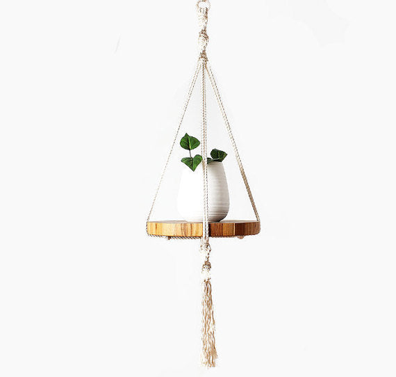 Macrame Plant Hanger, Macrame Pot Holder, Plant lifestyle product image