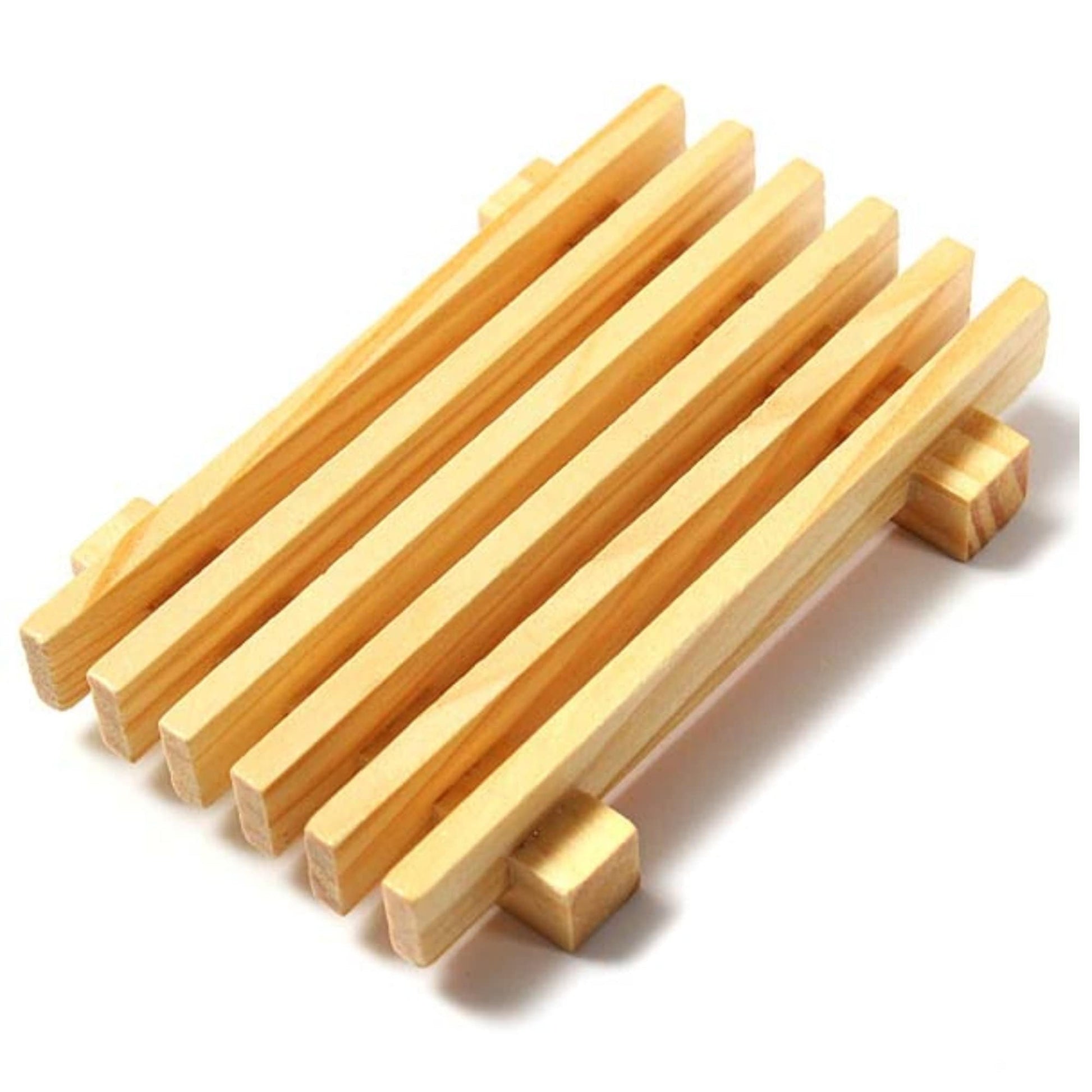Wooden soap dish, soap saver soap dish, platform soap dish lifestyle product image