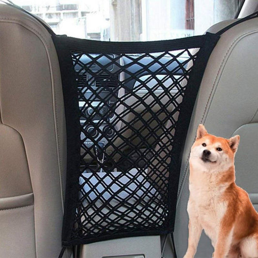 Premium Pet Car Net Barrier | Safe Back Seat Divider for Dogs